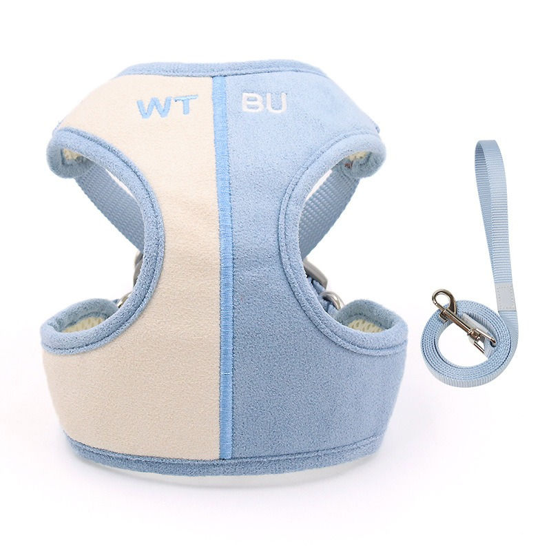 Thumbnail: Dog leash vest-style dog leash small dog chest harness Teddy