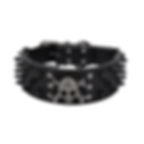 Thumbnail: Skull Spiked Anti-bited PU Leather Dog Collar DCWN22004