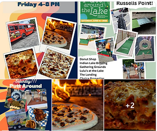 Social media post bu Indian Lake Brewery advertising Robsagna Food Truck