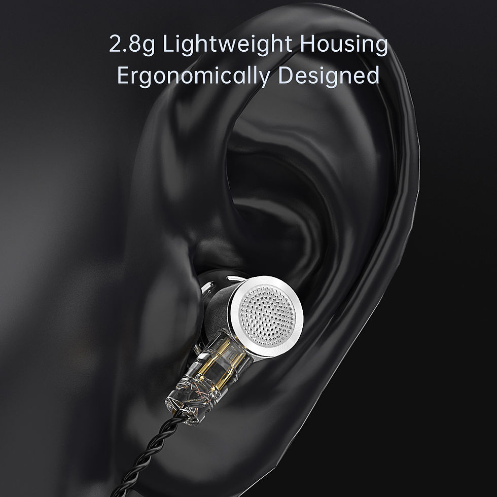 Thumbnail: ND DTS Dynamic Earphones HIFI Bass Earbuds In Ear Monitor Sport Noise Cancelling