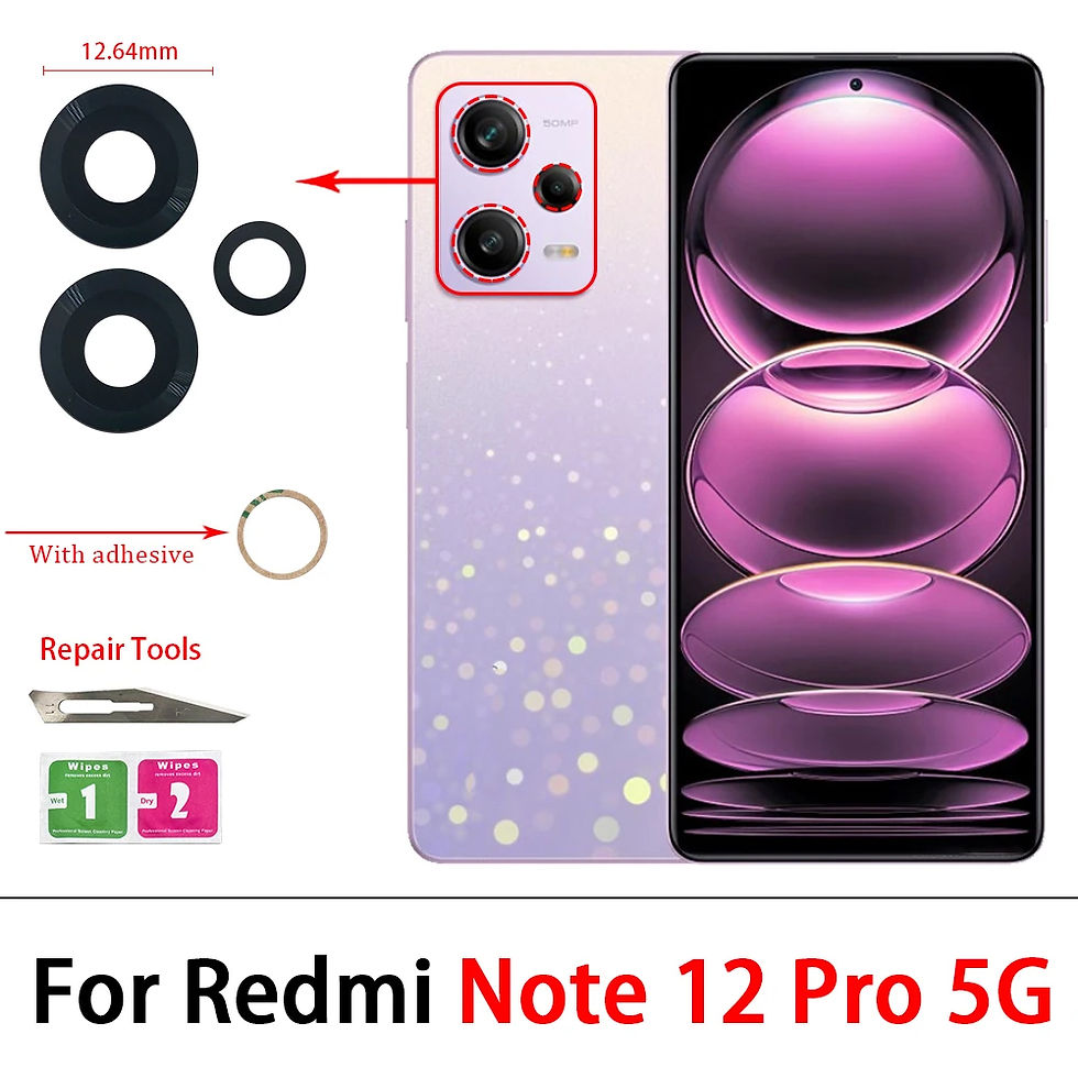 Thumbnail: Rear Back Camera Glass Lens For Xiaomi Redmi Note 12 Pro+ 5G 12T Pro 12S 4G Note