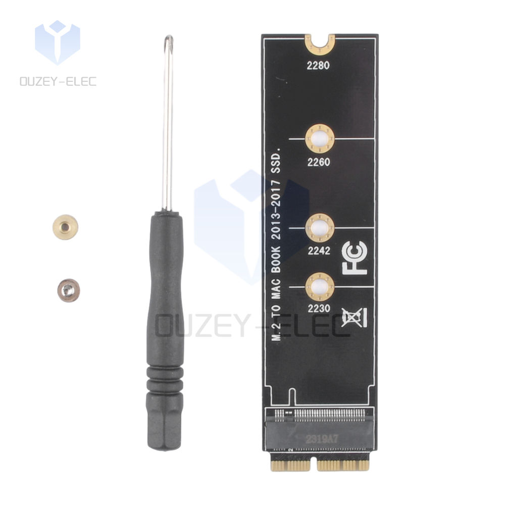 1PCS M.2 NVME SSD Convert Adapter Card for MacBook Air Pro Retina 2013-2017 NVME