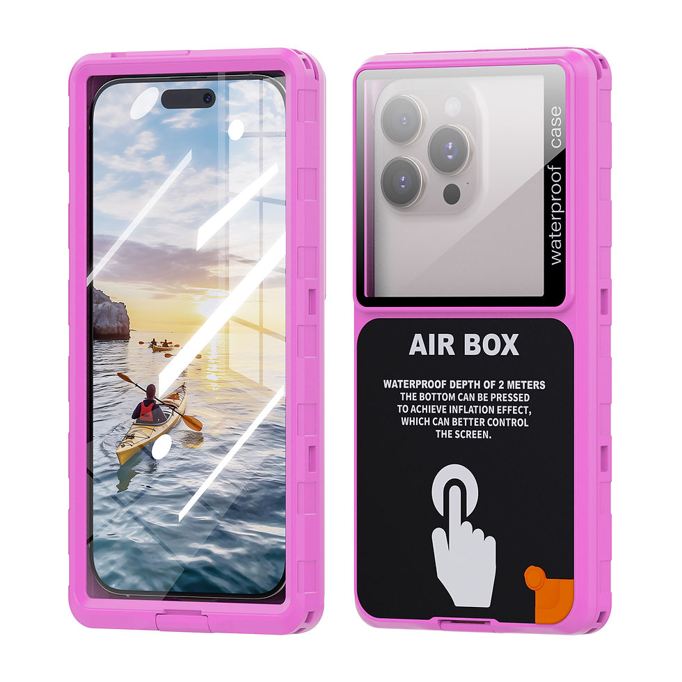 Thumbnail: Shellbox Waterproof Phone Case for 6.9' Devices Transparent Universal Touch Scre
