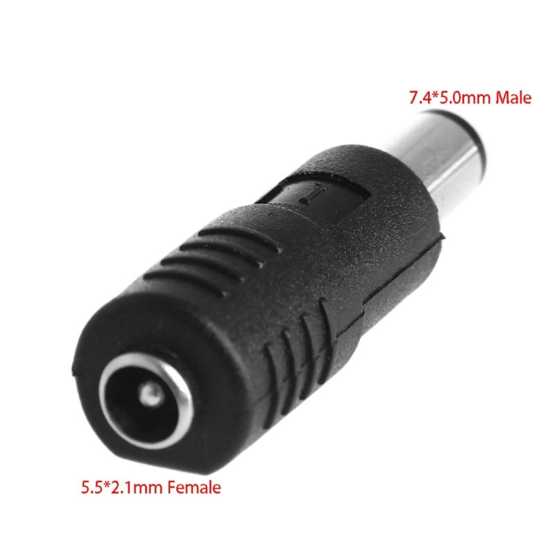 Thumbnail: 1PC New Jack 7.4 X 5.0 / 7.4 X 5.0mm Male Plug to 5.5 X 2.1 / 5.5 X 2.1mm Female