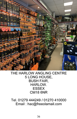 Harlow Angling info
