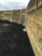 Petroleum Coke Wall