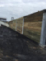 Petroleum Coke Wall