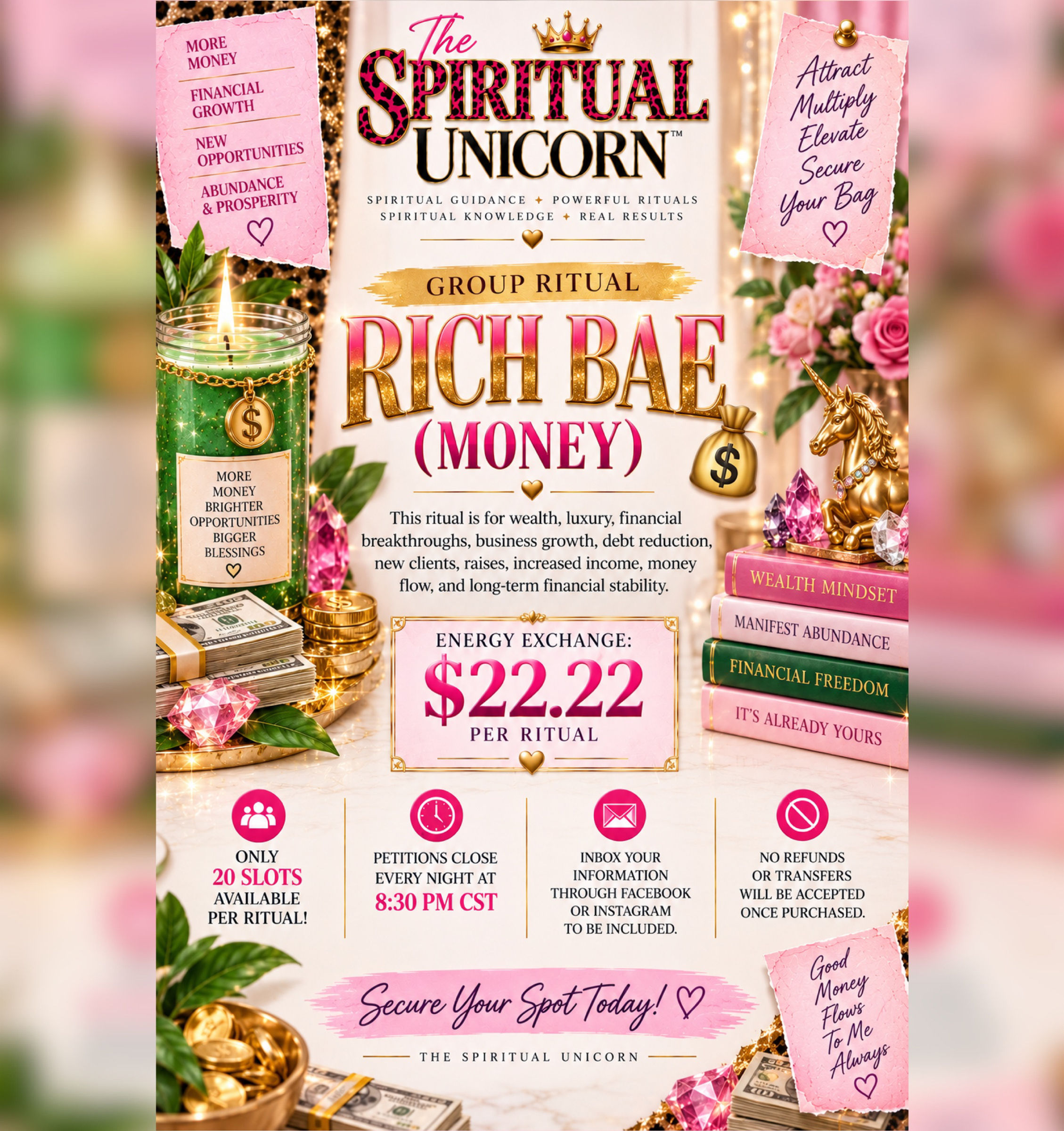 Rich Bae: Big Checks 💸 + A Bigger Bag 💰 (Group Ritual) • (10/15/26)