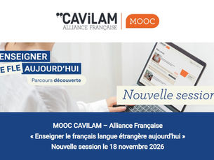 Formation gratuite en ligne : Enseigner le français langue étrangère aujourd'hui