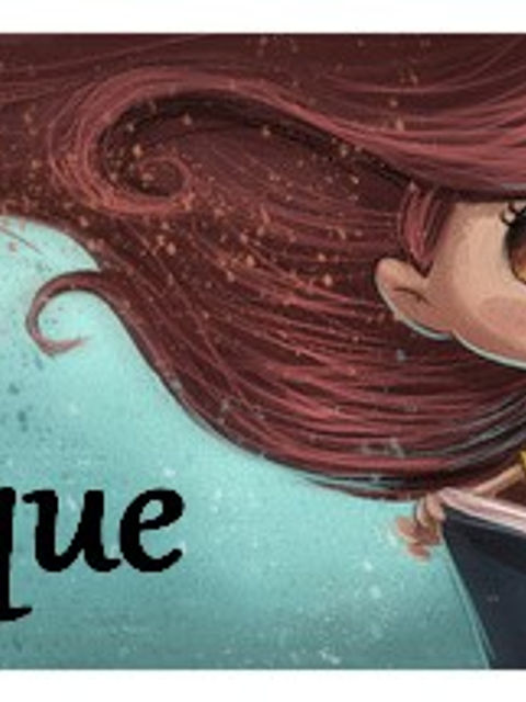 cara de nia con libro