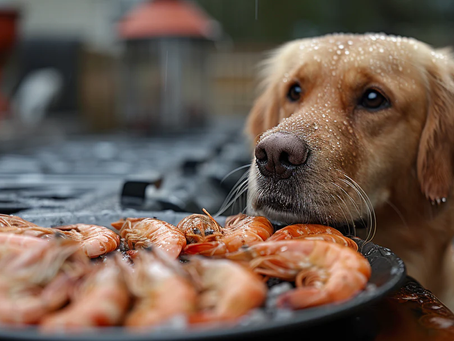 Les dangers de donner des crevettes à votre chien