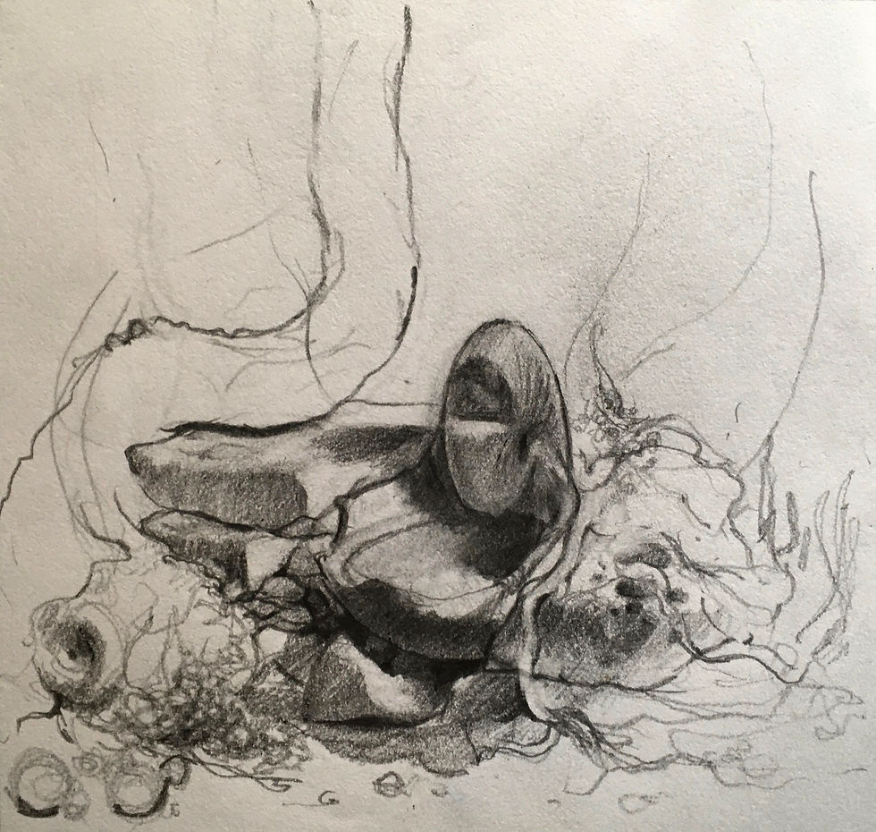 passing through drawing