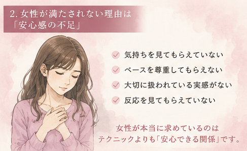 安心感の不足