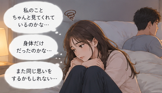 不安になる女性