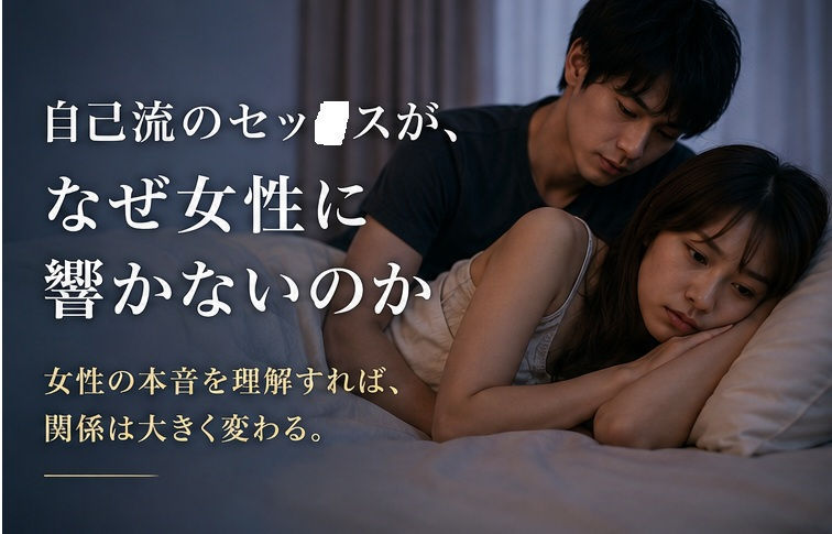 自己流がなぜ女性に響かないのか