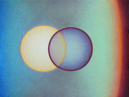 Artwork by Agnes Pelton, conceptualist artist, 1881 -1961