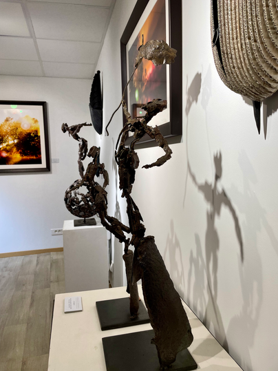 sculpture obus Lamouroux galerie Julien