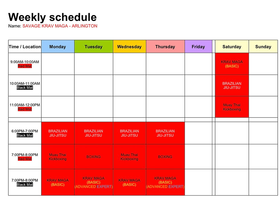 Savage Krav Maga Schedule Arlington (1) (2).jpg