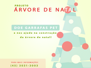 Árvore de Natal - Projeto em parceria com PFF UP