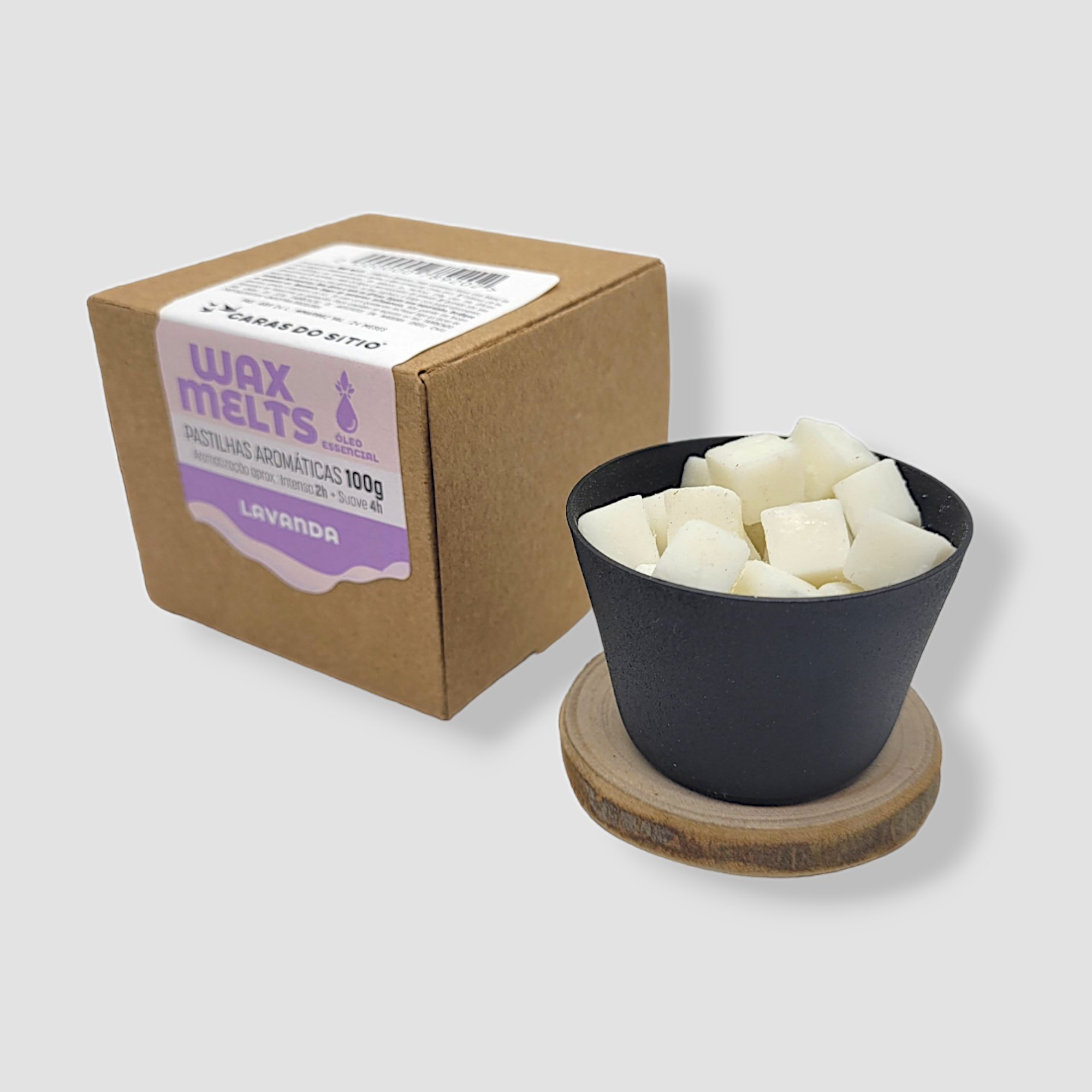 PASTILHAS AROMATICAS WAX MELTS 100G ESSENCIA LAVANDA
