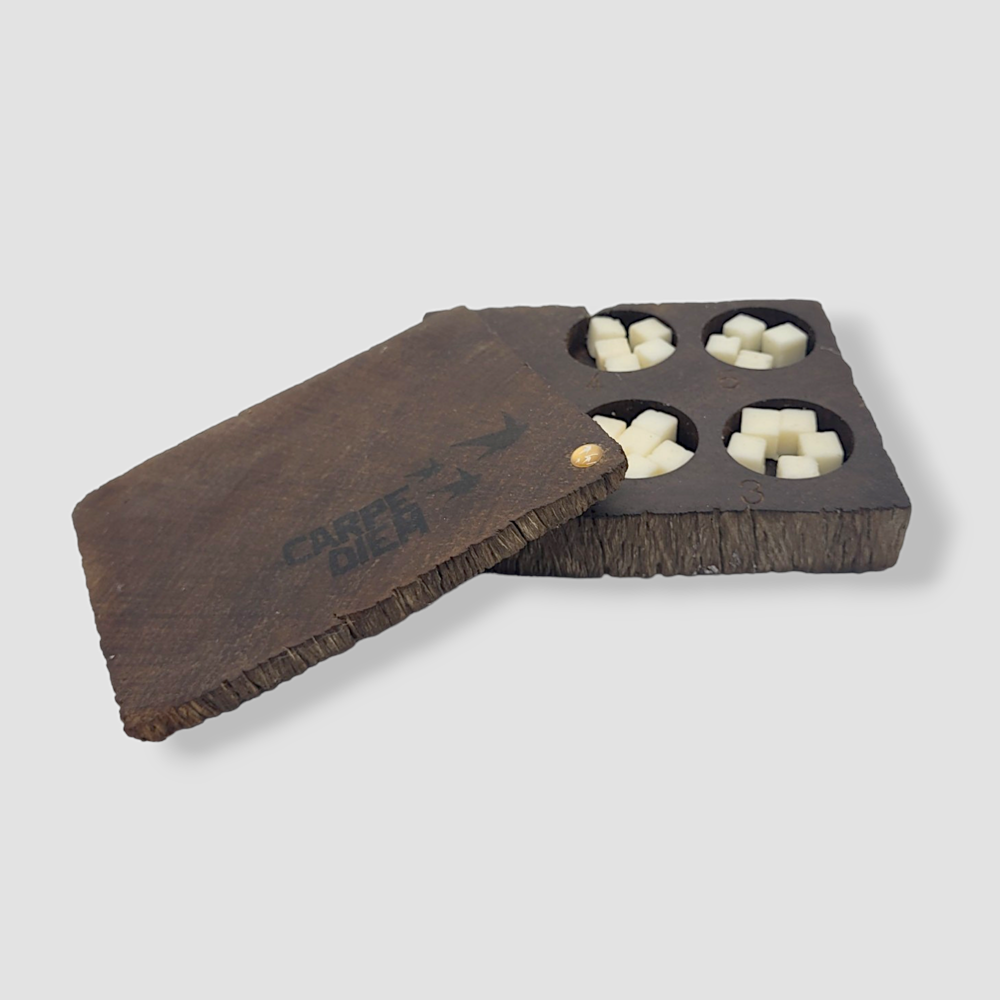 PORTA WAX MELTS DE MADEIRA