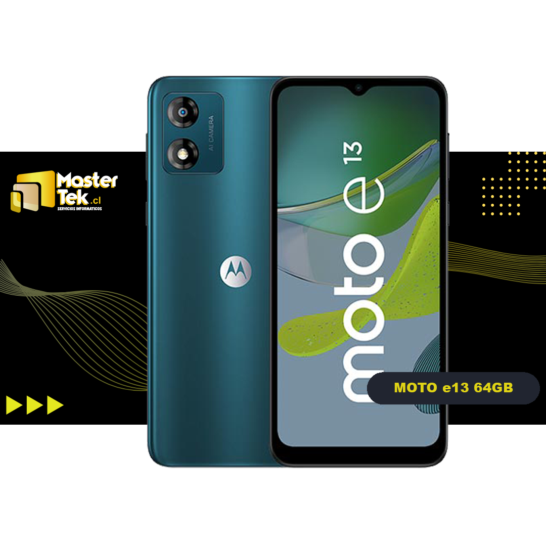 Smartphone Moto E13 64GB 6.5" Verde Aurora/ Liberado /Openbox