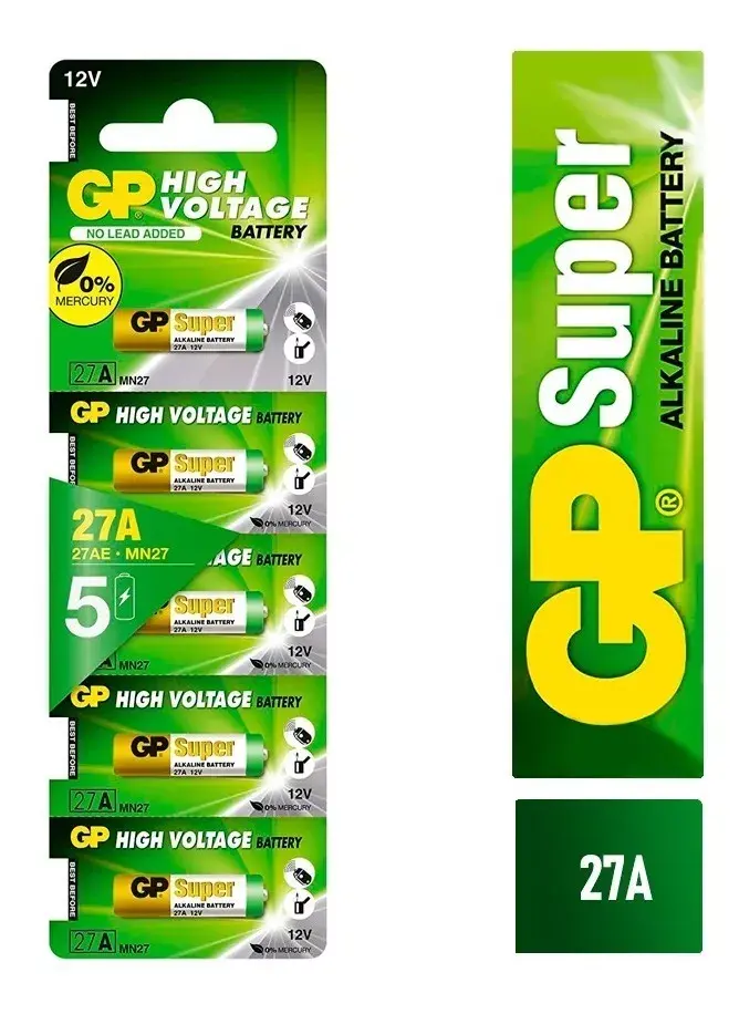 Miniatura: Pila 27a Super Alkaline Gp