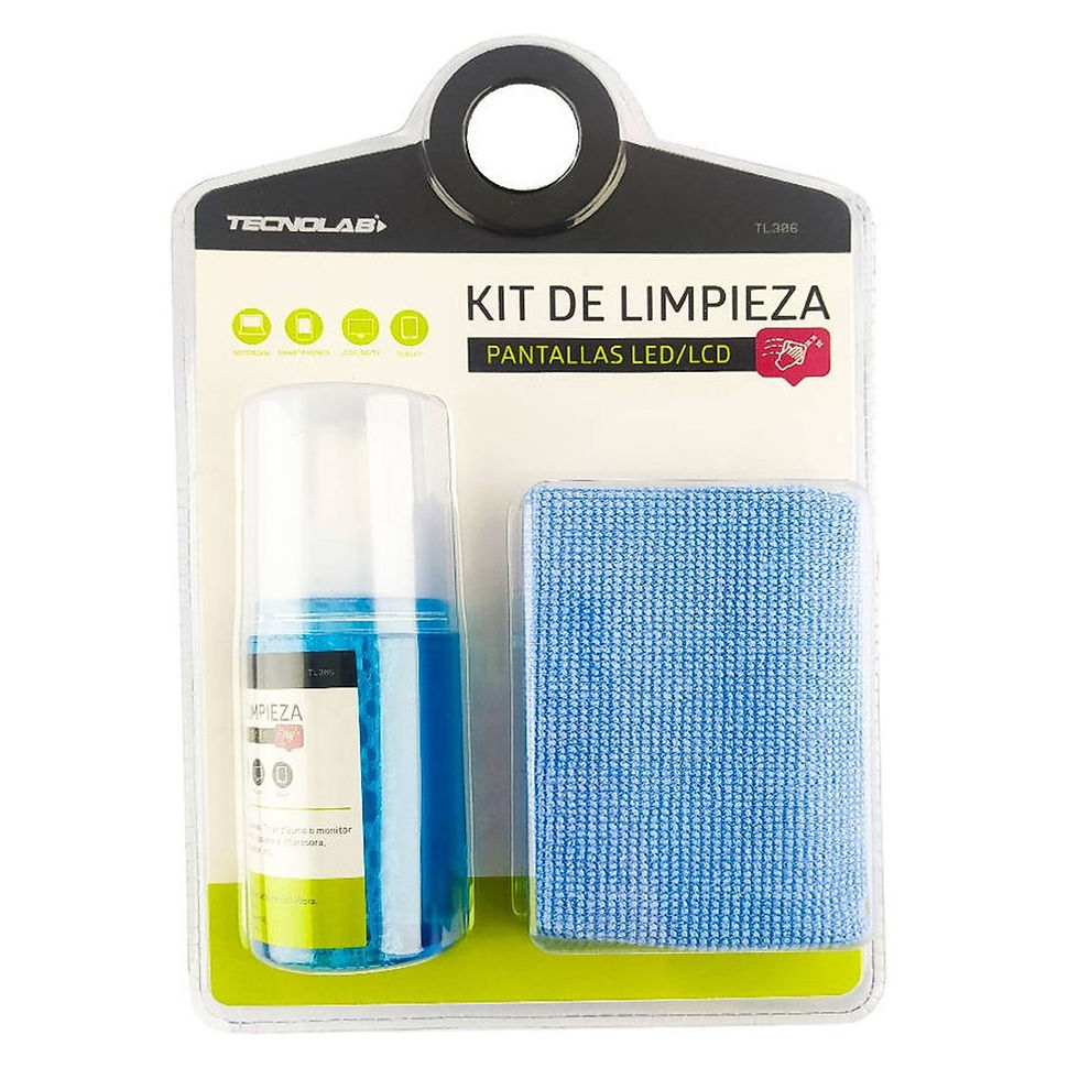 Miniatura: Kit De Limpieza Tecnolab Tl306 Universal Pantallas Led 120ml