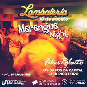 Lambateria#10 promove Merengue Night