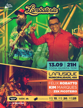 Lambateria#117 recebe os sucessos de Kim Marques