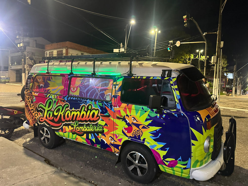 A La Kombia é o palco itinerante da Lambateria que vai circular pelos bairros de Belém (Foto: Divulgação)