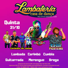 Lambateria 155 terá Guitarrada de Félix Robatto, discotecagem de Zek Picoteiro e Carimbó do Jonny