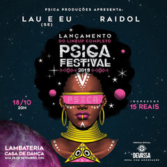 Lançamento do line up Psica Festival 2019
