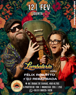 esquenta do carnaval é na Lambateria