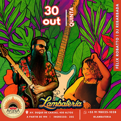 Bora se despedir de outubro na Lambateria?