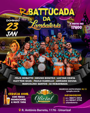 RoBATTUCADA de volta aos domingos