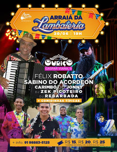 Arraiá da Lambateria anima o feriadão com Sabino do Acordeon