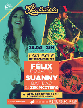 Suanny Batidão faz sua estreia na nova Lambateria