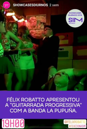 Félix Robatto se apresenta na SIM SP