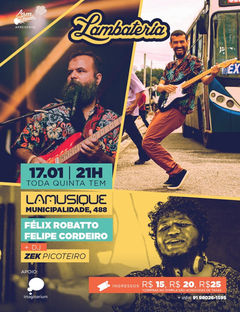 Felipe Cordeiro é atração da Lambateria#135