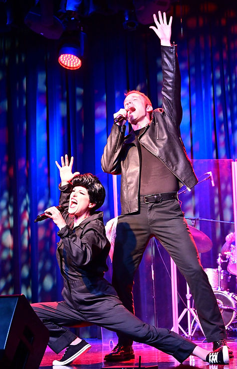 Sabrina Plaisance-Sia and Aaron Scheff in Summer Nights: A Tribute to Grease performing Greased Lightnin'
