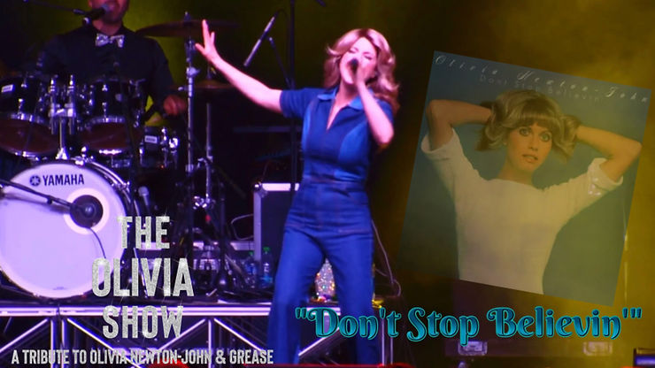 “Don’t Stop Believin’” from The Olivia Show: A Tribute to Olivia Newton-John starring Sabrina Plaisance-Sia