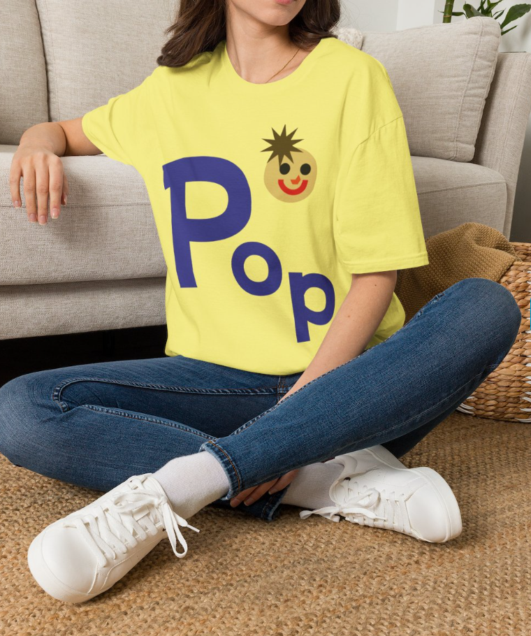 Thumbnail: Pop Dad T-Shirt Playful Emoji Pop Design Gift for Him