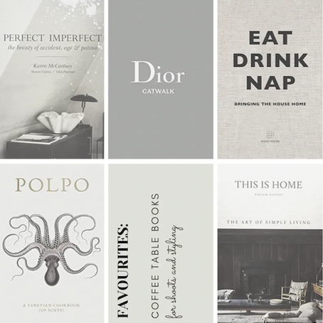 FAVOURITES | Coffee Table Books for Shoots and Styling