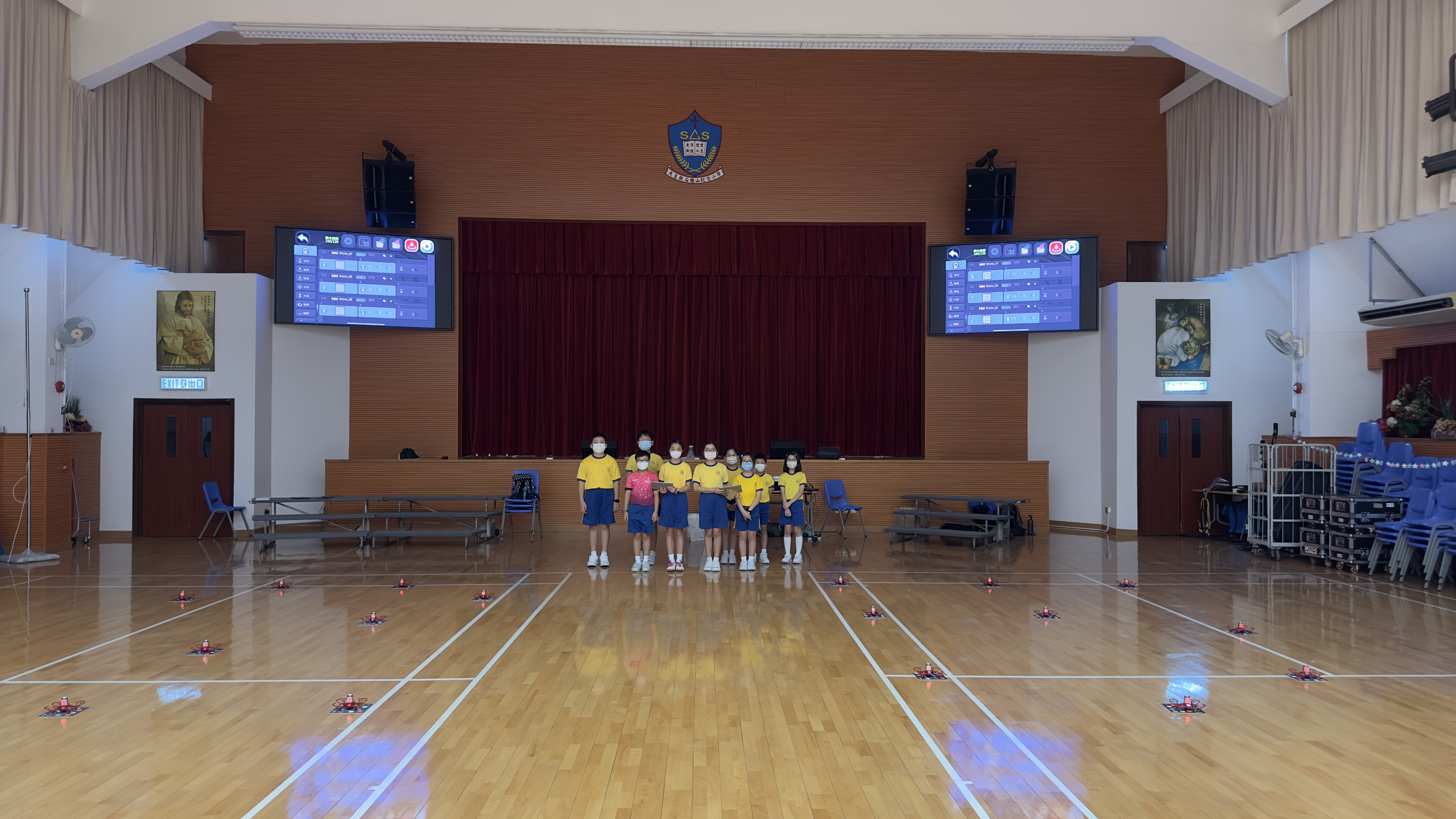 2022 天主教石鐘山紀念小學25週年校慶 — Tello Talent群飛無人機表演