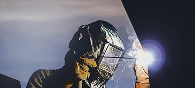 Man Welding