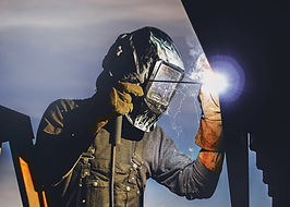 Man Welding
