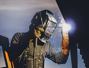 Man Welding