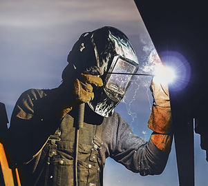 Man Welding