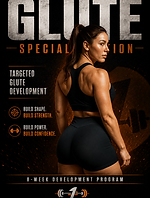 OneTroop Fitness 8-Week Glute Development Program ebook cover for building stronger and more defined glutes